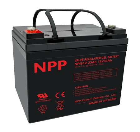 Gel-Batterie NPG 12V 33Ah NPP AGM DEEP GEL