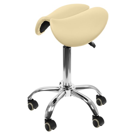 Ergonomisch verstellbarer Hocker SELLA beige