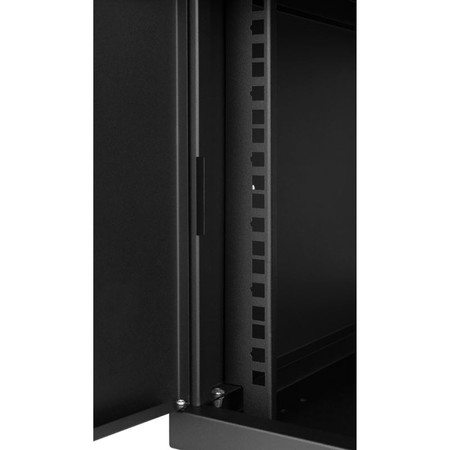 19'' RACK 6U 600x350mm SCHWARZ Stahltür