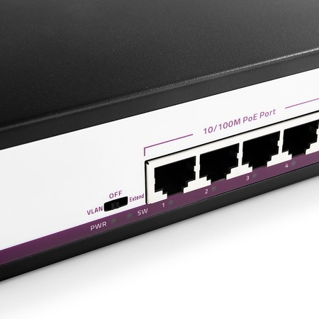 6-Port 100Mbps POE 65W SWITCH SP-SF1006P