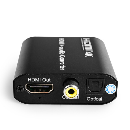 Extractor HDMI na HDMI 4K + audio SPDiF Coaxial Jack 3,5mm Spacetronik SPH-AE01