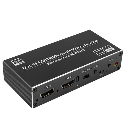 Extraktor 2x HDMI-HDMI + Audio ARC 4K SPH-SAE07