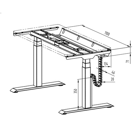 Spacetronik ERGOLINE Energieführung SPK-531B