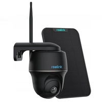 Inteligentna kamera Reolink Argus PT 5Mpix WiFi 2,4 i 5GHz z detekcją osób, czarna + Panel słoneczny