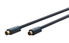 CLICKTRONIC Przyłącze kabel antenowy TV IEC gn.TV/wt.TV ekranowane 10m