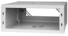 Szafa RACK 19'' 4U 350mm SZARA Szklane drzwi