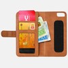 MOC Phone Wallet Klettverschluss Book Wallet Schwarz