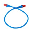 RJ45 CAT 6 U/UTP AWG24 blau 1m Kabel