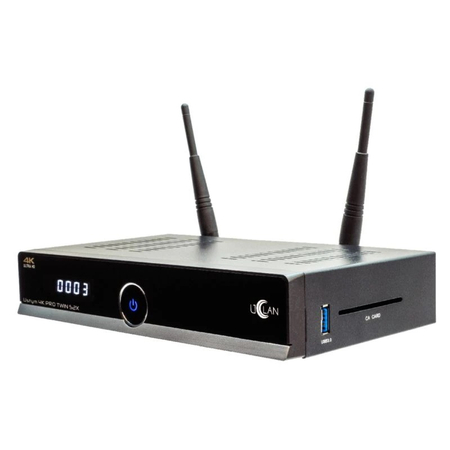 set-Top-Box Ustym 4K PRO UHD E2 TWIN DVB-S2X