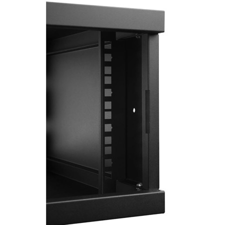 19'' 4U Rack 600x350mm BLACK Glastür