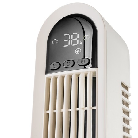 Airpuff 4 rotierender Tischventilator weiß