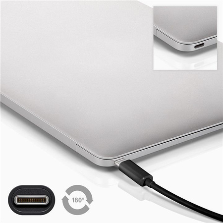 USB-C 3.2 Gen1 5 Gbit/s Kabel Schwarz 2m Goobay