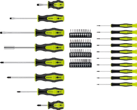 Schraubendreher Schraubendreher + Bits KIT 58-teilig. Goobay