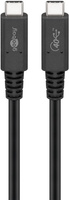 Kabel USB-C USB4 3.2 Gen 3x2 100W 20V 5A Goobay 0,8m
