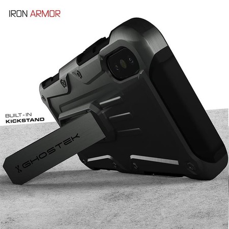 Iron Armor Apple iPhone Xs Hülle schwarz