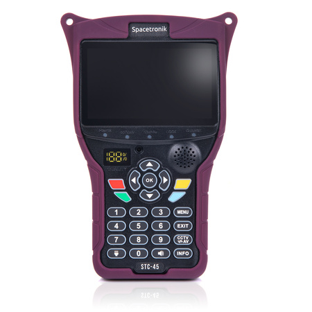 Miernik satelitarny STC-45 DVB-S2+T2/C Combo LIVE CCTV