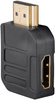 Adapter gniazdo - wtyk HDMI 2.1 8K POZIOMY 90st.