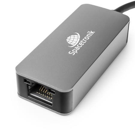 Externer Netzwerkadapter USB-C USB 3.2 auf LAN-Anschluss 2.5Gbps Spacetronik