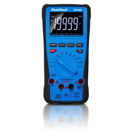 PeakTech 2040 Digital-Multimeter 20A 1000V USB DCV