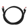 RJ45 CAT 6 S/FTP AWG27 LSZH Kabel schwarz 3m
