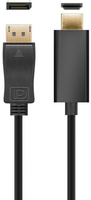 Kabel Display Port - HDMI Goobay Gold - 1m