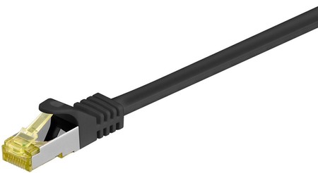 LAN Patchcord CAT 7 S/FTP schwarz - 5m