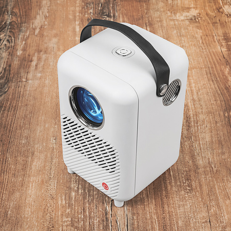 Mobiler Projektor M1 LED FullHD Tasche Leinwand OUTLET