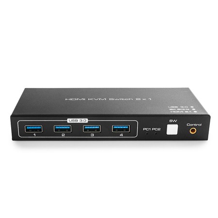 USB + HDMI 2/1 Spacetronik KVM-Umschalter SPH-KVM23