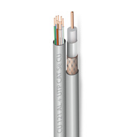 Kabel 2w1 Skrętka CAT5e CU + antenowy RG6 0,8 mm CU - 150m