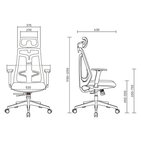 Ergonomischer Bürostuhl GRINGO-45