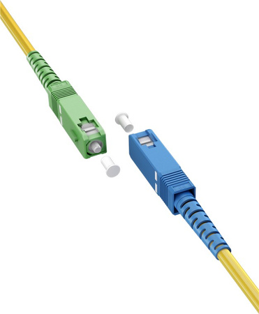 Optisches Patchkabel SIMPLEX SC-APC - SC Goobay 20m