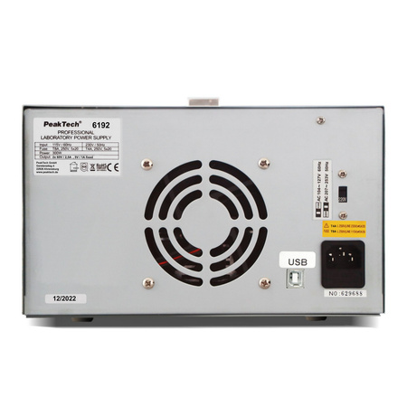 Labornetzteil 2x60V 2,5A PeakTech6192 USB