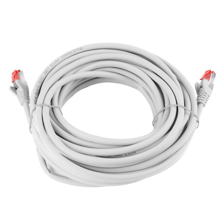 RJ45 CAT 6 S/FTP AWG27 LSZH Kabel weiß 10m