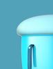 Ergonomischer Kinderhocker Nutty blau