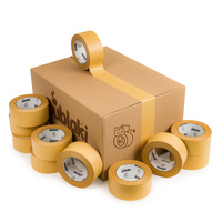 Papierowa taśma samoprzylepna Kraft Hot-Melt 50mm/50 m Bublaki BT-S51 (20 szt.)