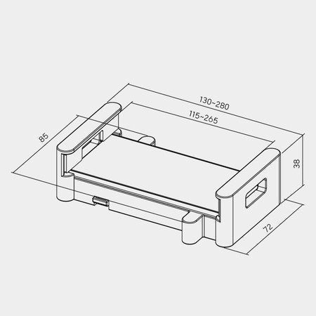 Tablet-Halterung mit VESA-Halterung SPB005