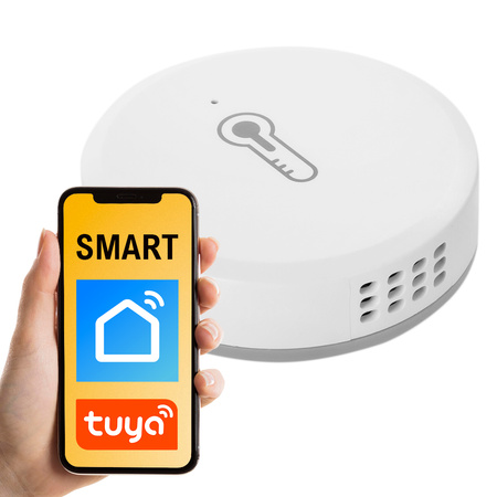 Czujnik temperatury i wilgotności Zigbee Smart Home Tuya 3.0 Spacetronik ZB-DTH01W