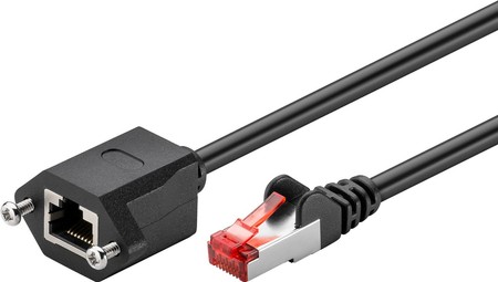 LAN-Verlängerungskabel CAT7 schwarz 5m