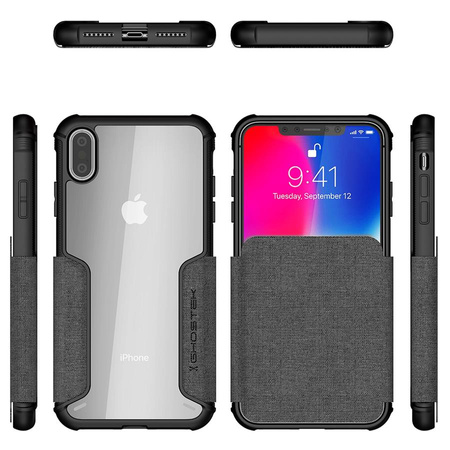 Etui Exec 3 Apple iPhone Xs Max grau