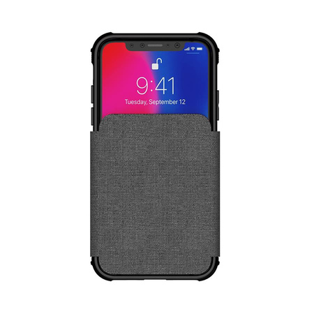 Etui Exec 3 Apple iPhone Xs grau