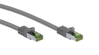 Kabel LAN Patchcord CAT 8.1 S/FTP cert. GHMT MIEDŹ szary 2m
