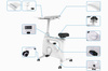 Spacetronik Workbike Heimtrainer mit Tischplatte