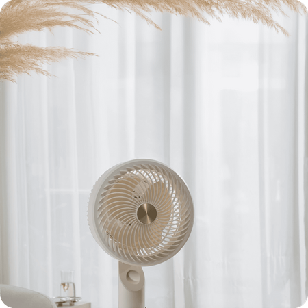 Airpuff 3 Standventilator mit Aromatherapie weiß