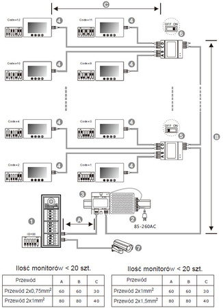 Elektrozaczep HARTTE XS00UW-C 12-24V symetryczny AC/DC Wyłącznik Wyślizg BIRA