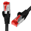 RJ45 CAT 6 S/FTP AWG27 LSZH Kabel schwarz 10m