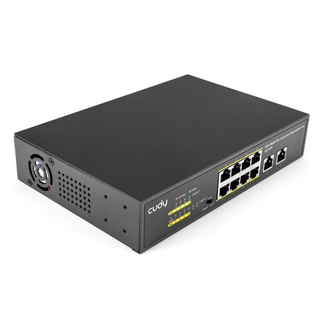 PoE+ SWITCH 10-port GS1010P 120W 1Gbps VLAN CCTV