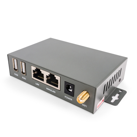 Print serwer WiFi 2x USB serwer druku przemysłowy RAW Spacetronik SPS122