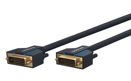 CLICKTRONIC DVI-D - DVI-D (24+1) Kabel 1m