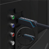 CLICKTRONIC Toslink optisches Kabel + ad. Buchse 3m