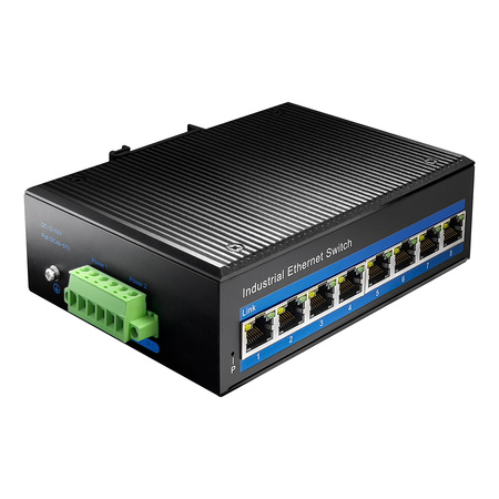 SWITCH PoE 8-port IF1008P 8x30W 10/100 przemysłowy